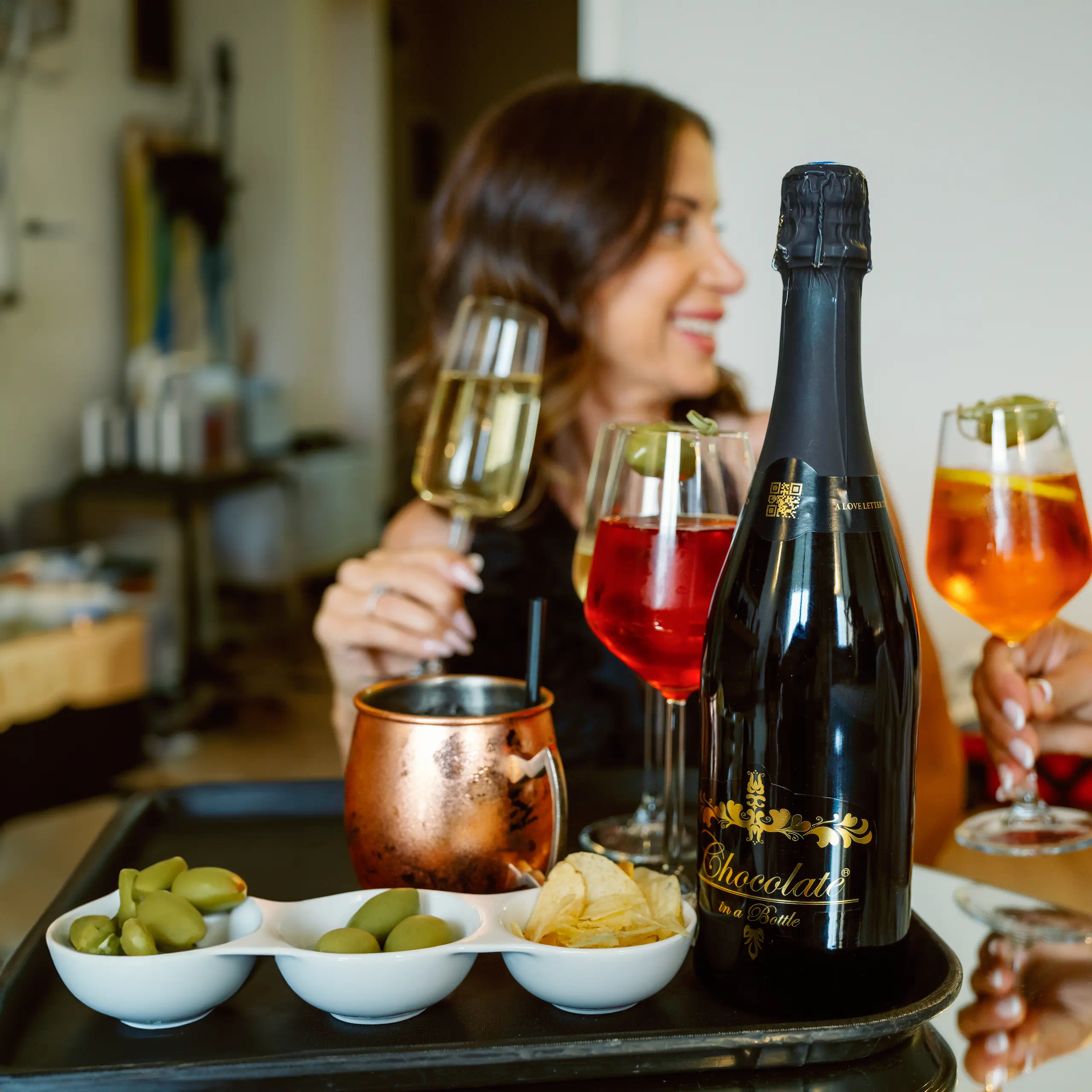 Spritz au Chocolate in a Bottle